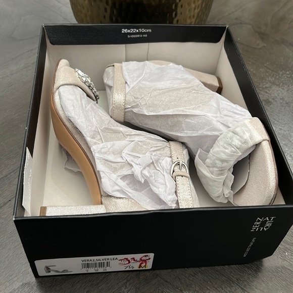 Naturalizer Vera Dress Sandal in Silver - Picture 2 of 12